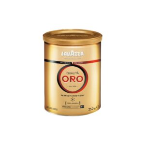 Cafea macinata TIN,  Lavazza Qualita Oro, 250g.